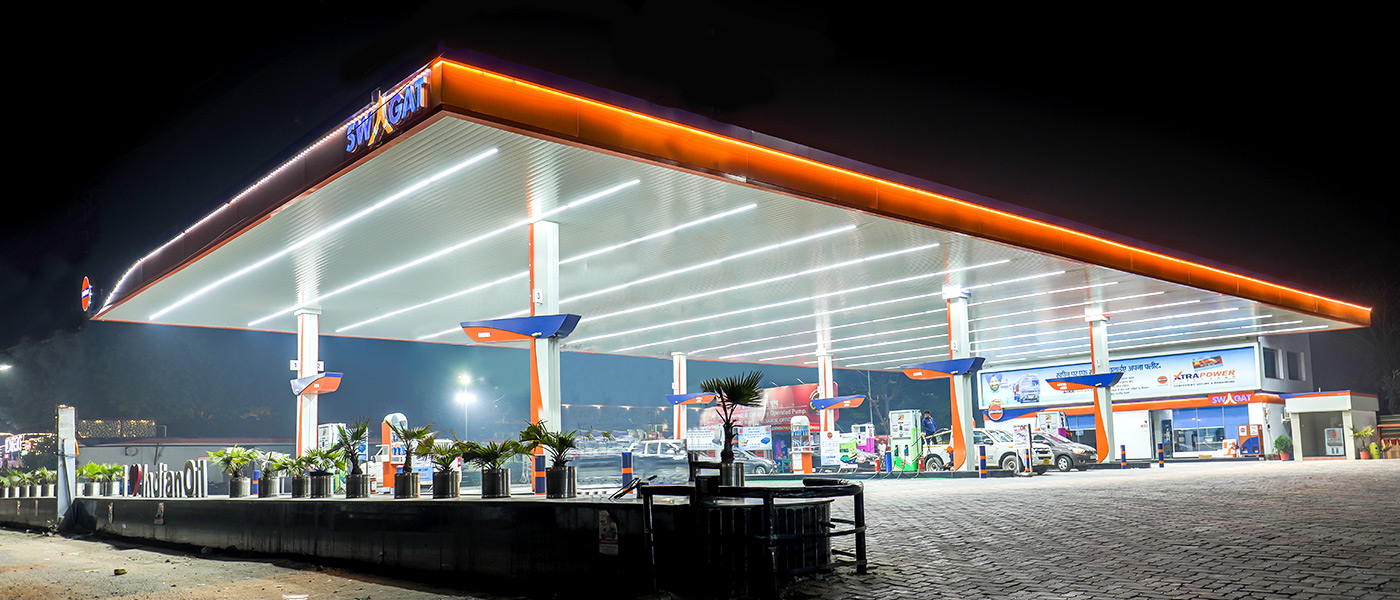 ACP board design for coco manesar petrol pump